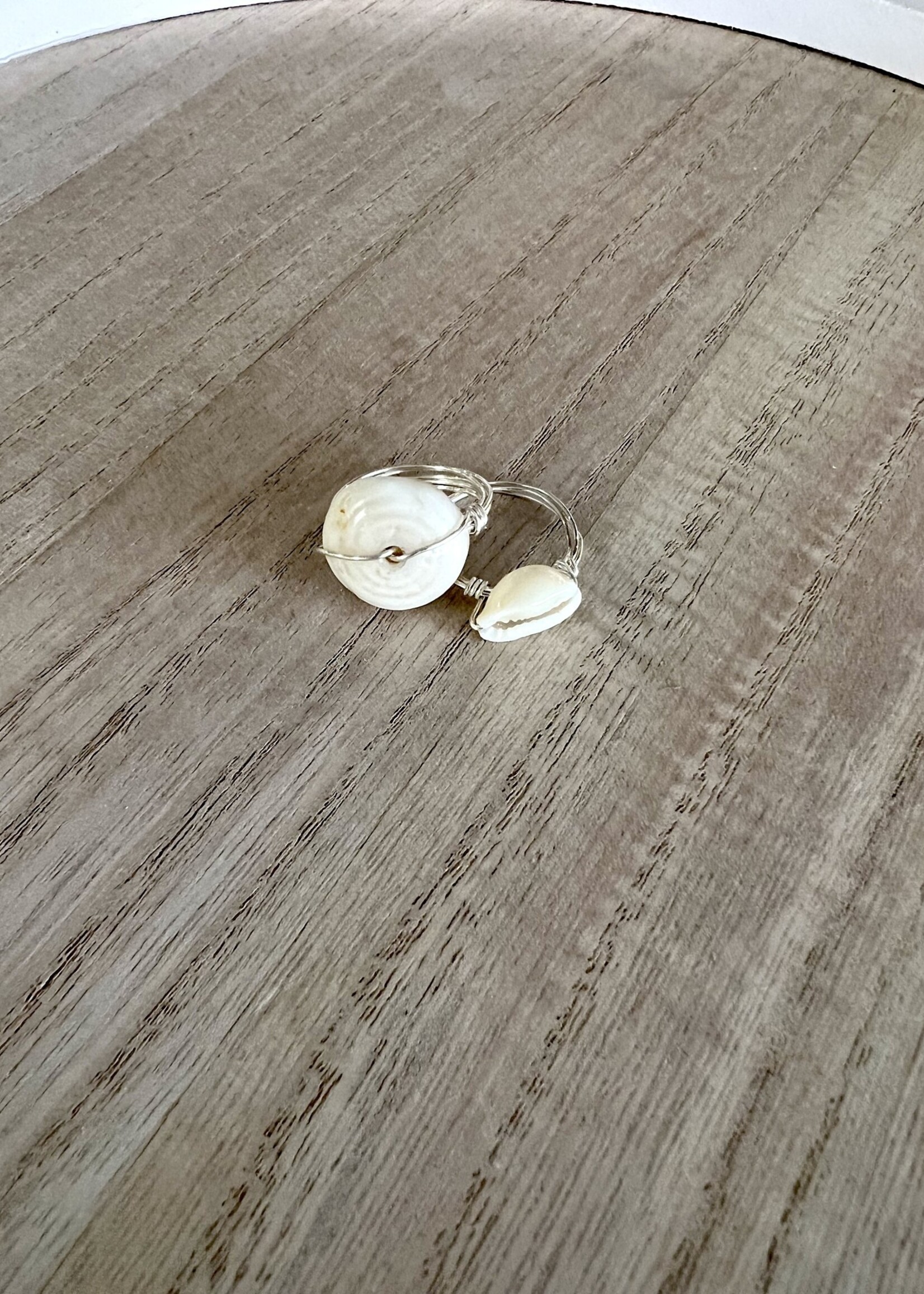 Shell Wrapped Rings KEIKI ONLY Ages 10-15