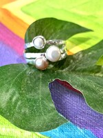 Stacked Pearl Rings