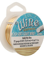 Craft  Wire 22ga. Gold Plate 8yd