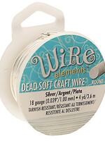 Craft  Wire 18ga. Silver Plate 4yd