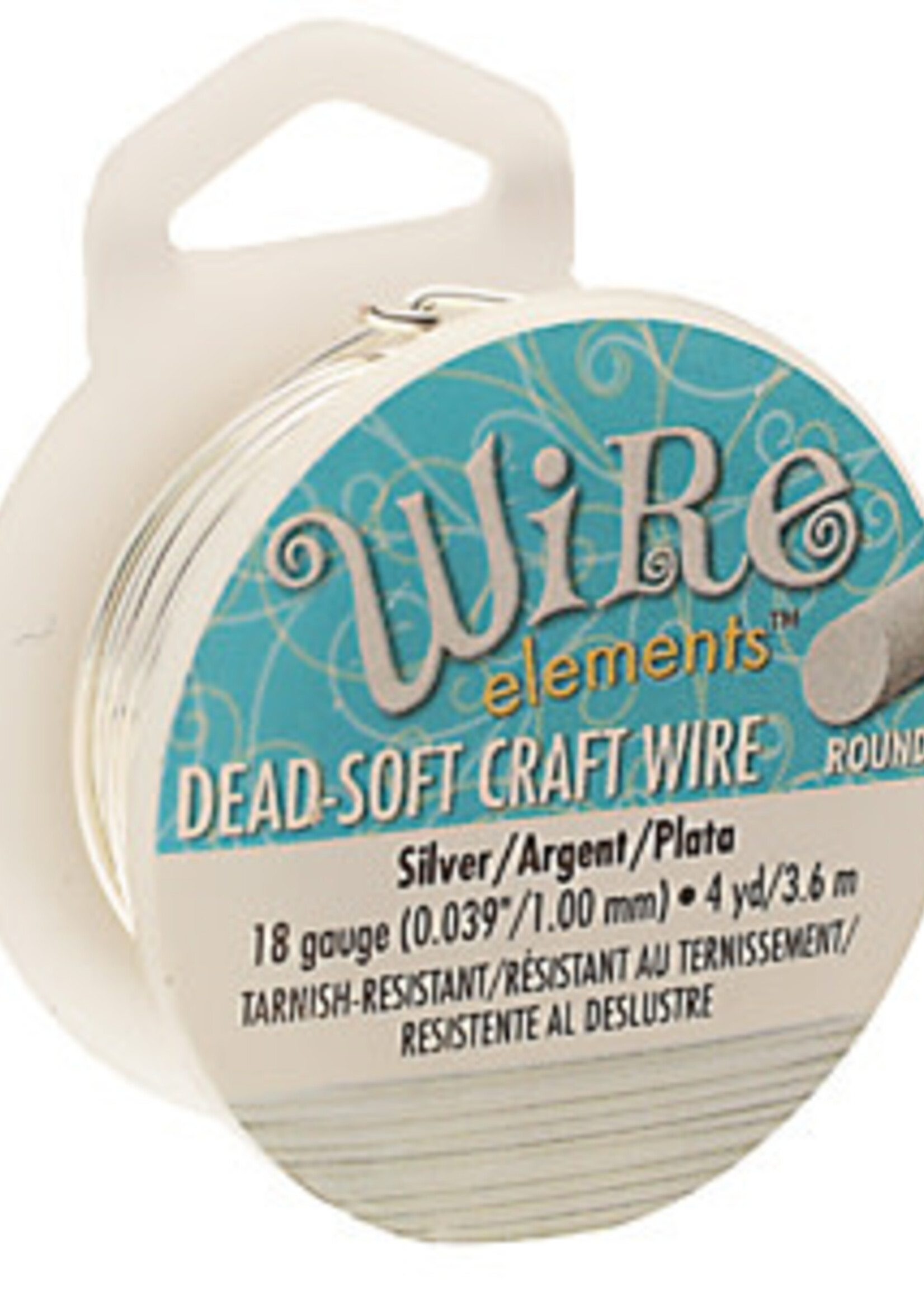 Craft  Wire 18ga. Silver Plate 4yd