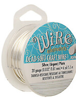 Craft Wire 20ga Silver Plate 6yd
