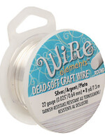 Craft  Wire 22ga. Silver Plate 8yd