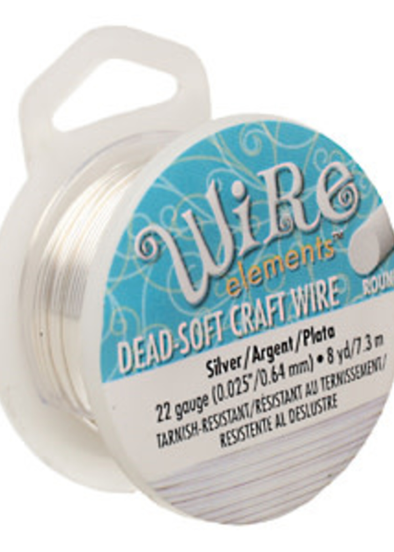 Craft  Wire 22ga. Silver Plate 8yd