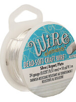 Craft  Wire 24ga. Silver Plate 10yd