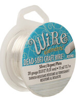Craft  Wire 28ga. Silver Plate 15yd