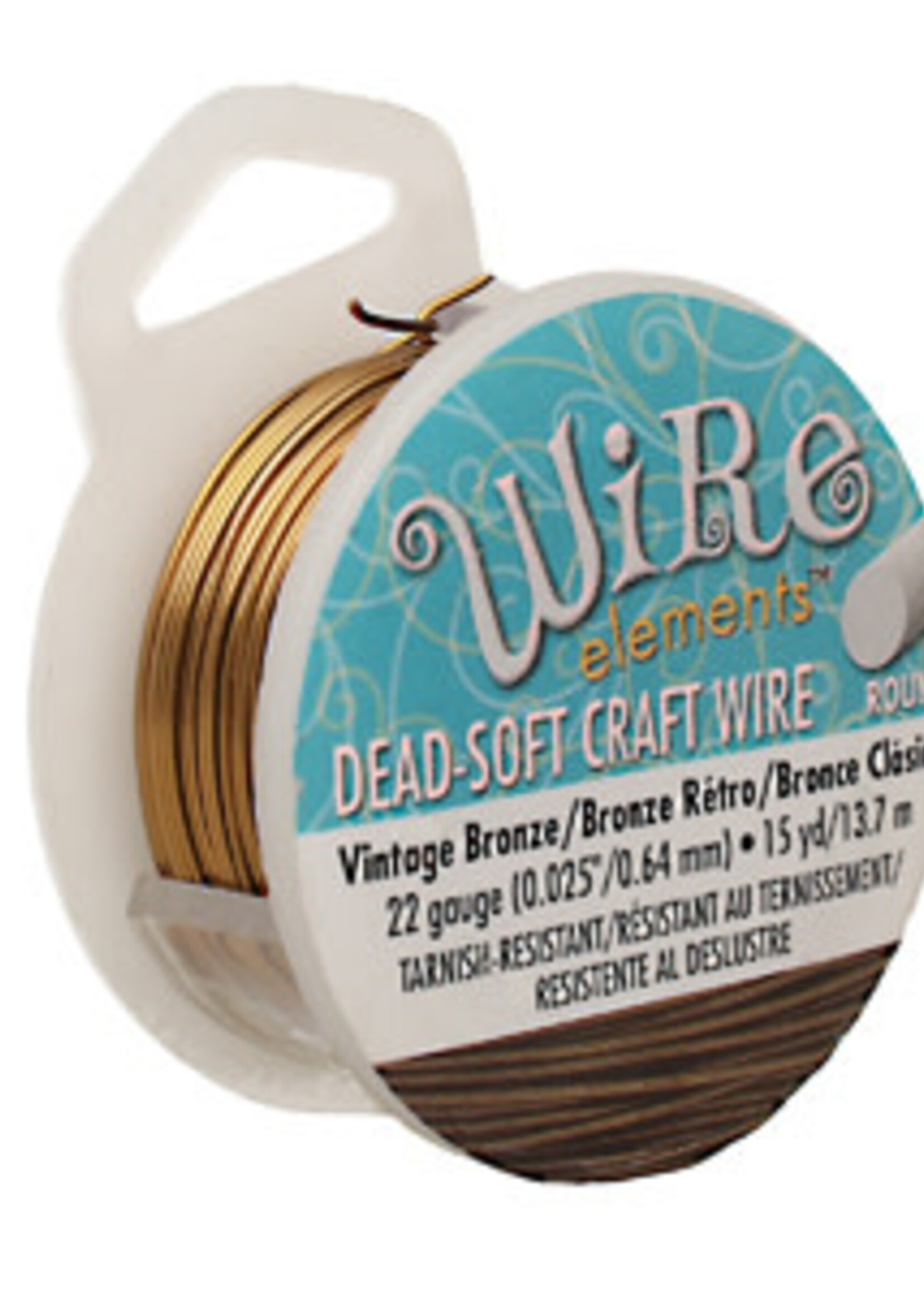 Craft Wire 22ga. Vintage Bronze 15yd