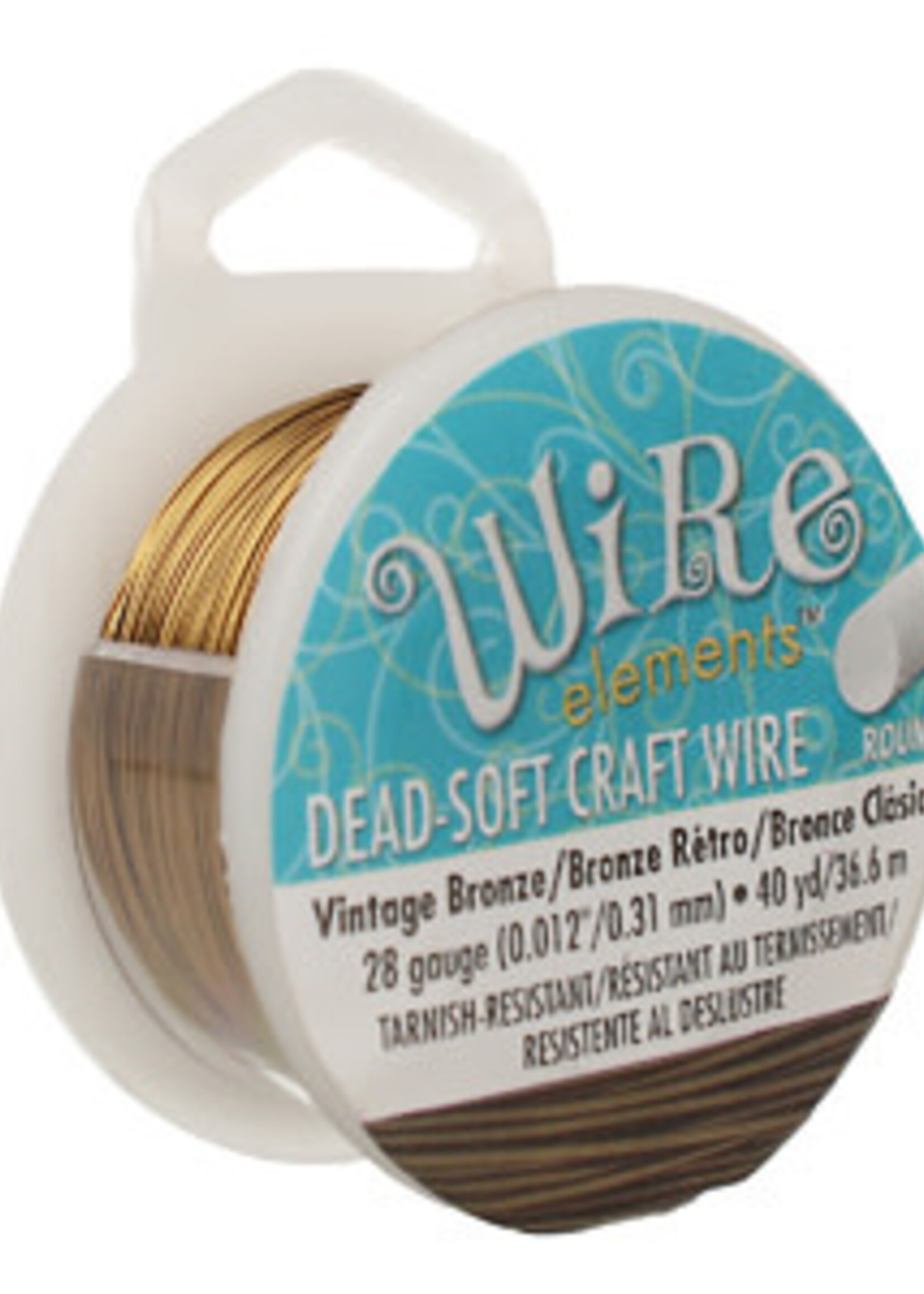 Craft  Wire 28ga. Vintage Bronze   40yd