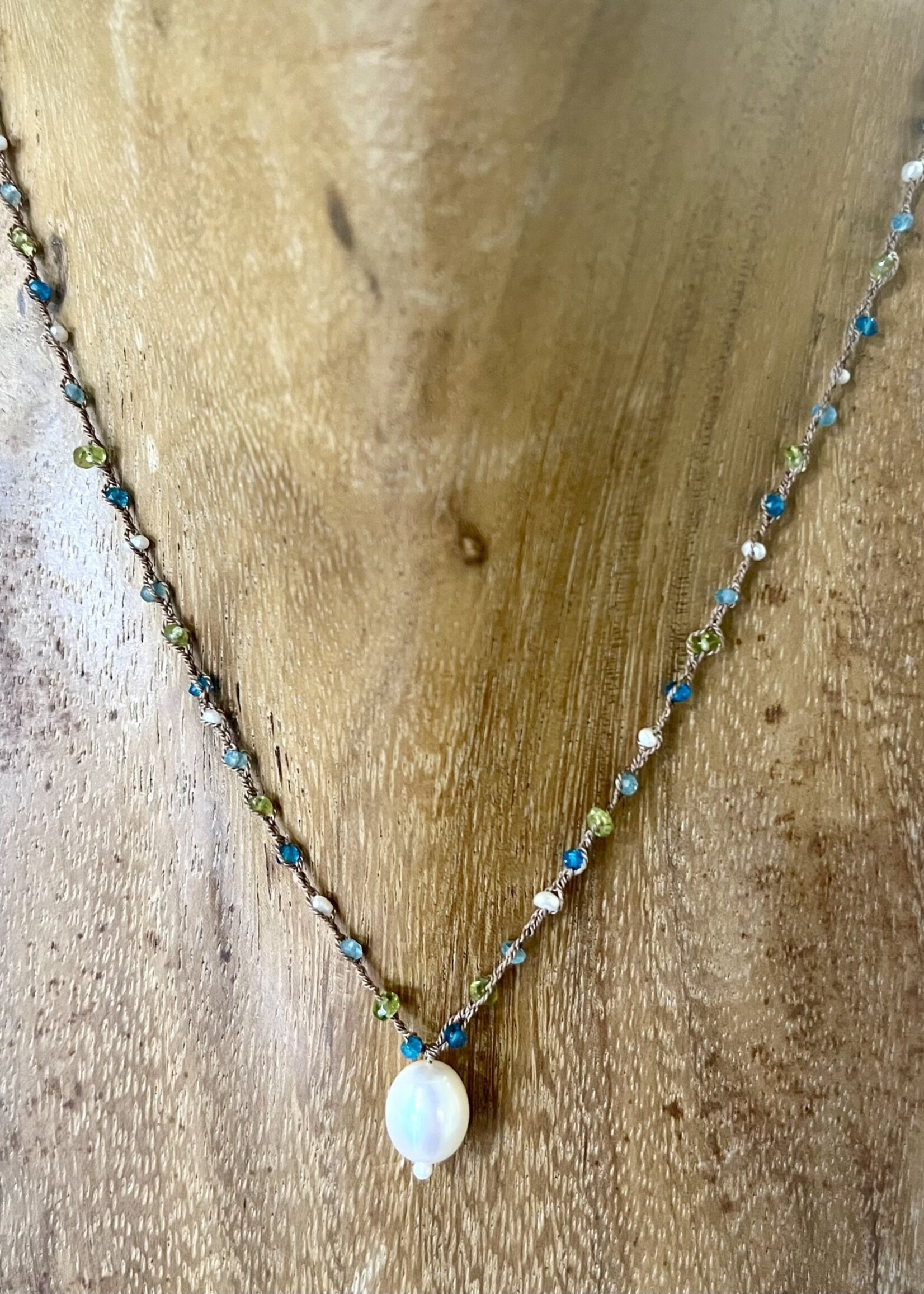 Gem Woven Necklace