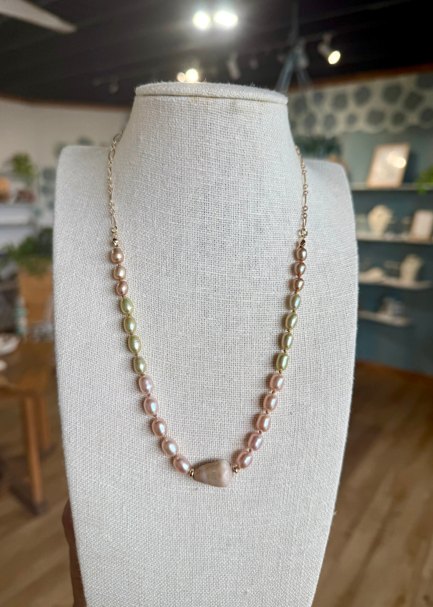 Basic Pearl Knotting Necklace May 14th