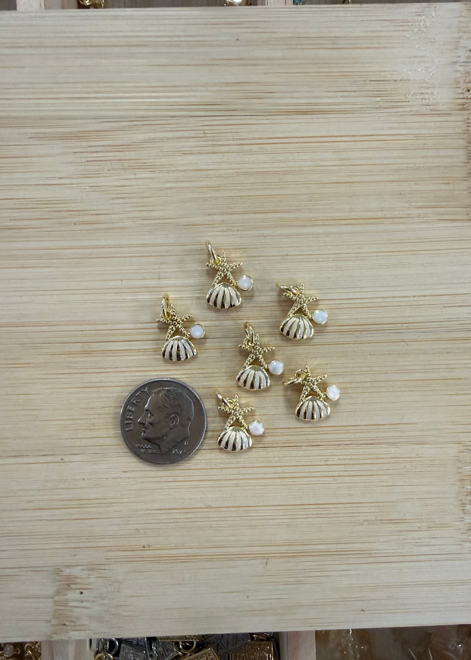 Shell & Starfish GP Charm