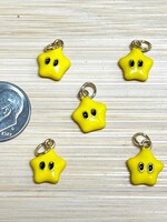 Super Star Enamel Charm ea