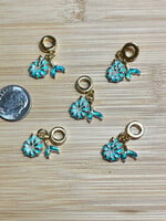 Enamel Mermaid Tail & Nautilus Shell ea
