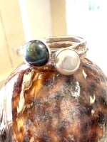 Stacked Pearl Rings Saturday November 7th
