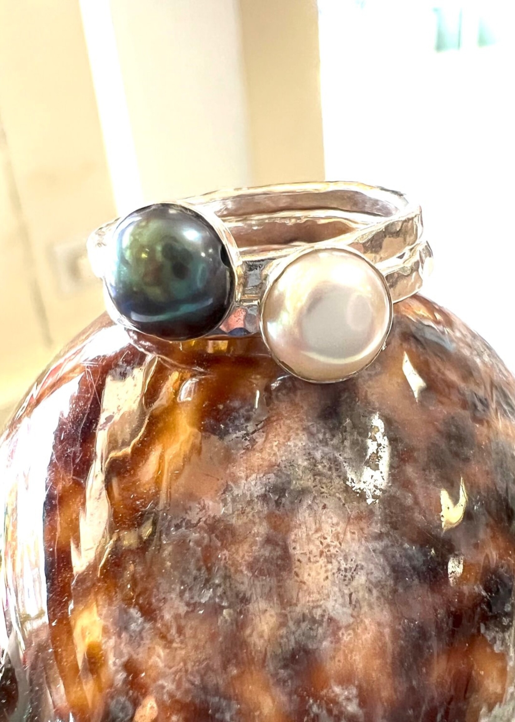 Stacked Pearl Rings Saturday November 7th