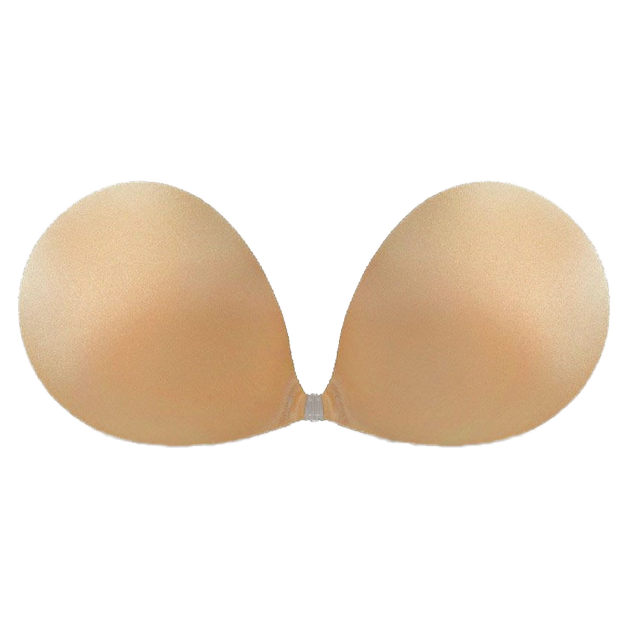 backless and strapless adhesive bra