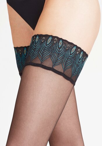 Lunelle 8 Peacock Feather Stay-Up 