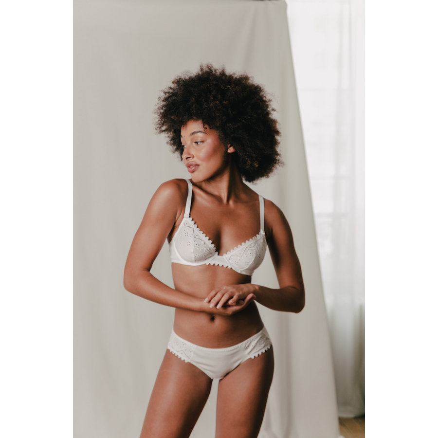 Bloom Cotton Padded Demi-Cup Bra