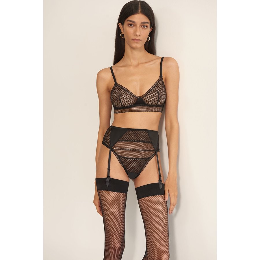 Bella With Silk Garter Belt