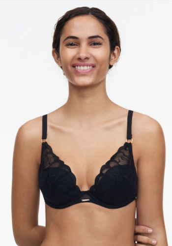 Fleurs Lace Plunge Contour Bra 