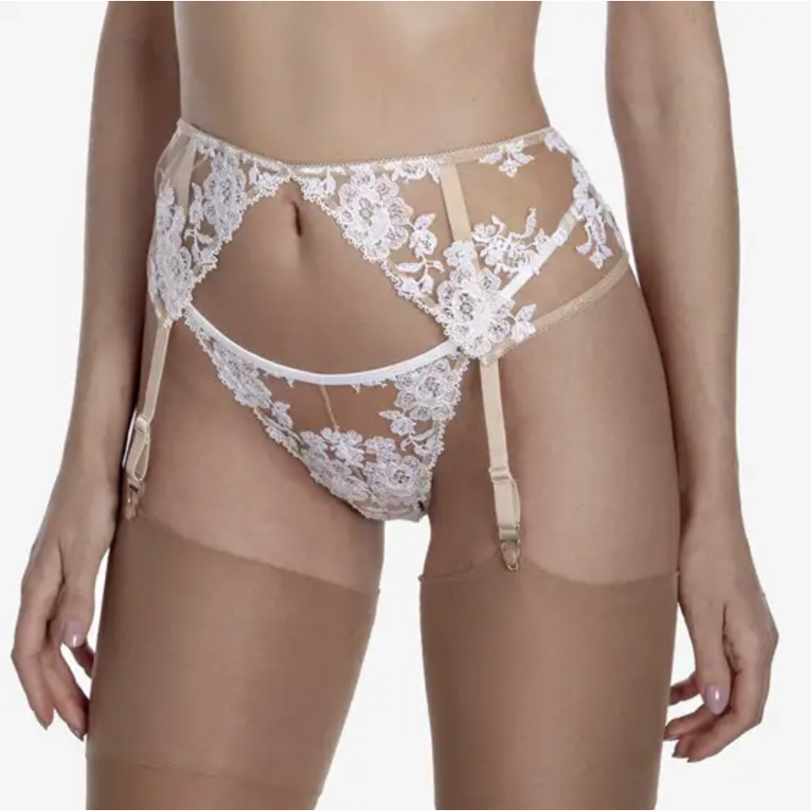 Tiramisu Lace Garter Belt