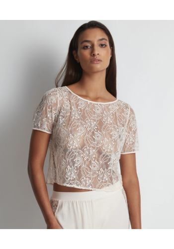 Lazy Days Short Sleeve Lace T-Shirt 