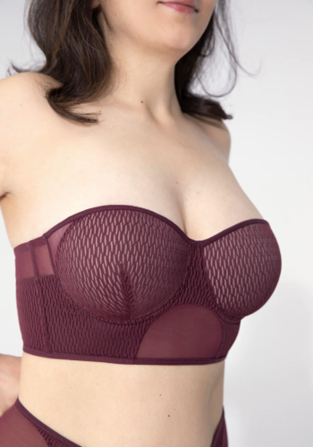 Tech Compose Strapless Bustier Bra 
