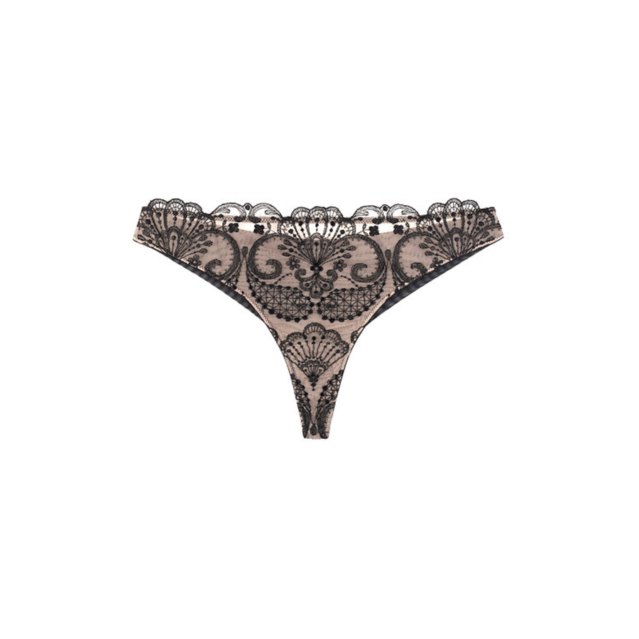 Spotlight Embroidered Thong
