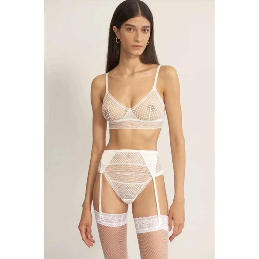 Bella With Silk Garter Belt