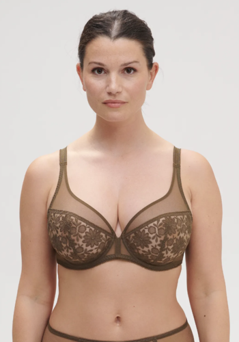 Amazone Plunging Underwired Bra 