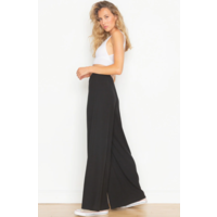 Feather Weight Rib Wide Leg Pants