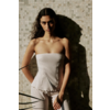 Pointelle Strapless Top