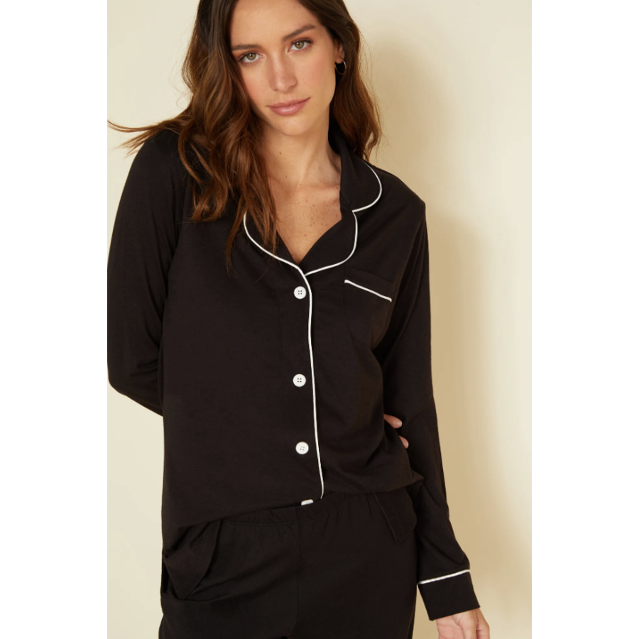 Bella Long Sleeve Top & Pant PJ Set