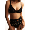 LOVE & SWANS Midnight Muerte Bralette