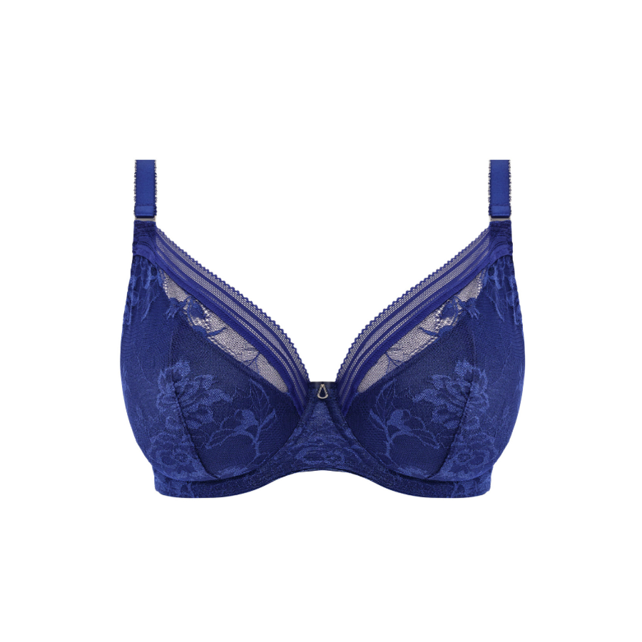 Fusion Lace Underwire Padded Plunge Bra