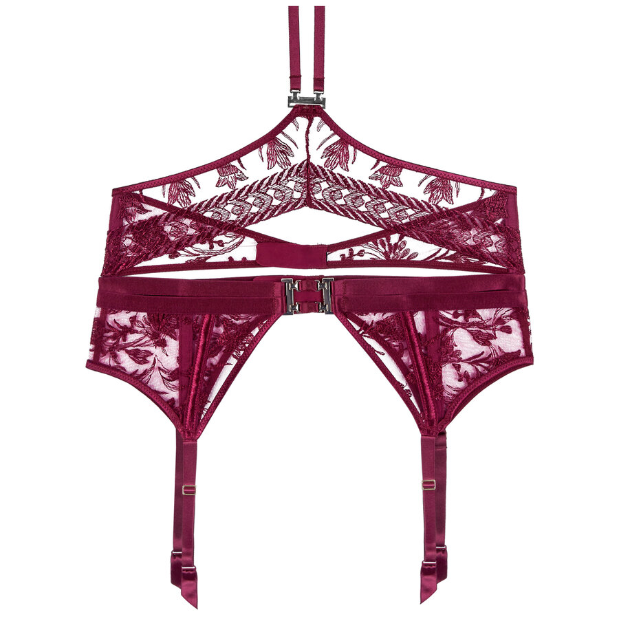 Magnetic Spell Suspender Belt With Harness