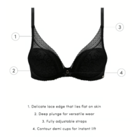 Festivite Lace Plunge Bra