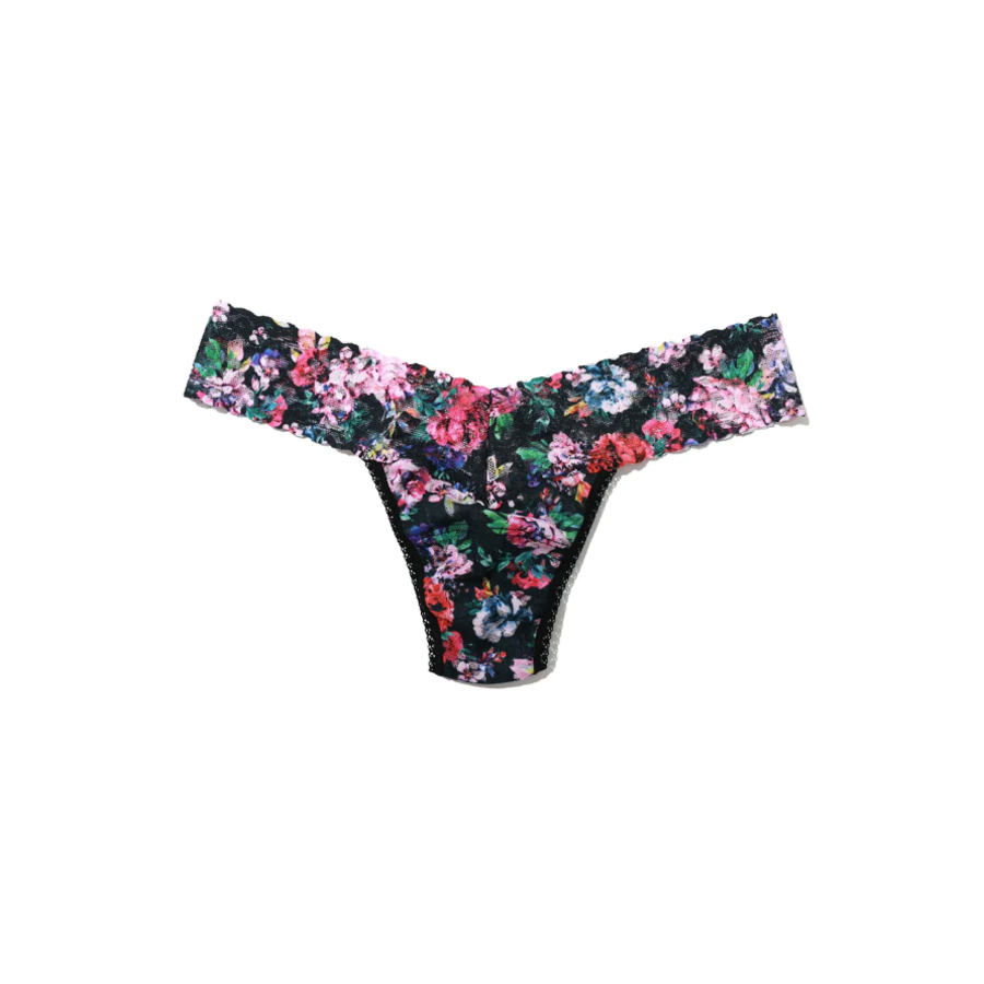 Signature Lace Low Rise Thong