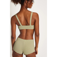 Ribbon Knit Square Bralette