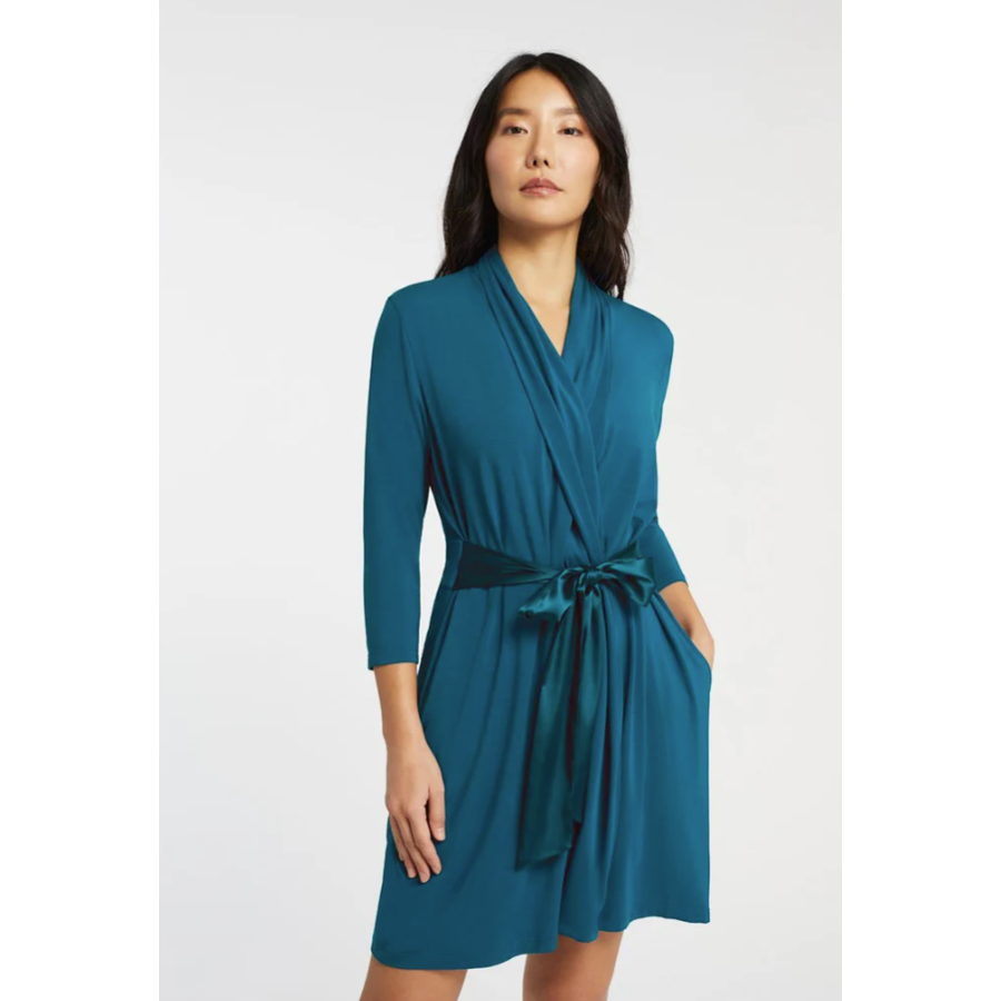 Iconic Robe with Silk Ties