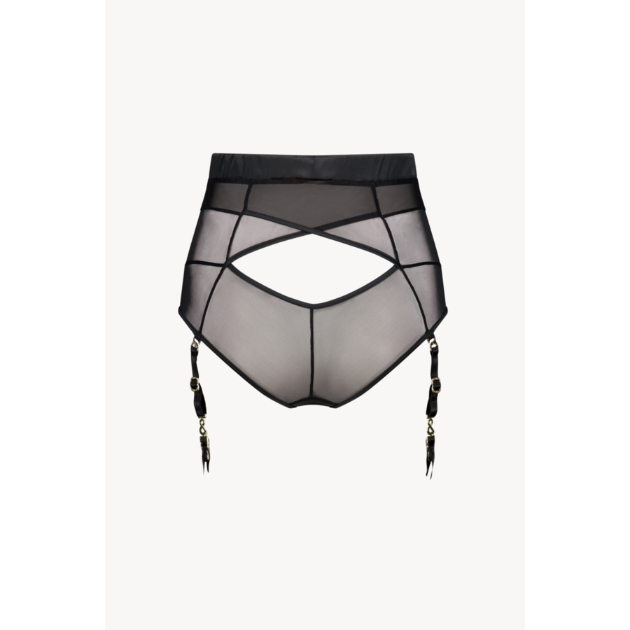 Bold High Waisted Brief with Detachable Suspenders