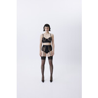 Bold High Waisted Brief with Detachable Suspenders