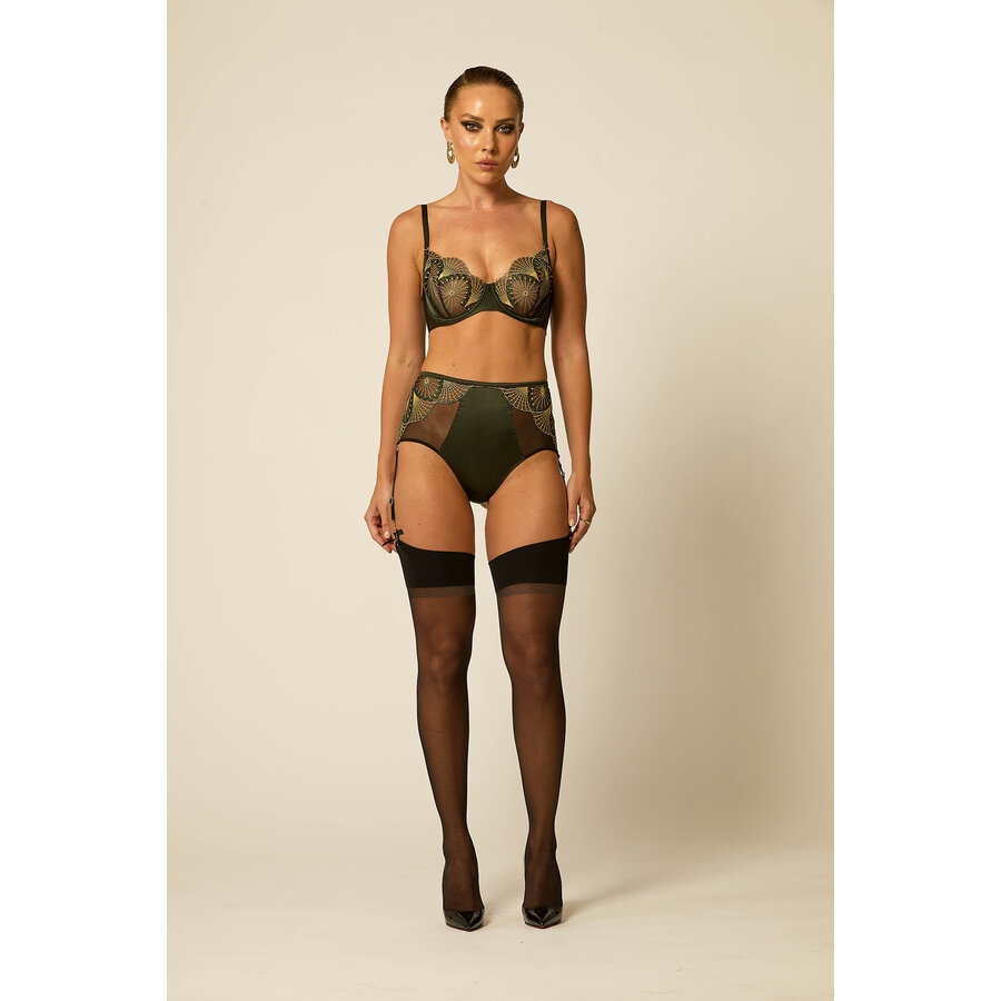 Monarchy High Waisted Suspender Brief