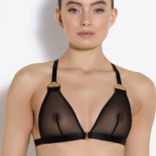 Signature Mesh Triangle Bra 