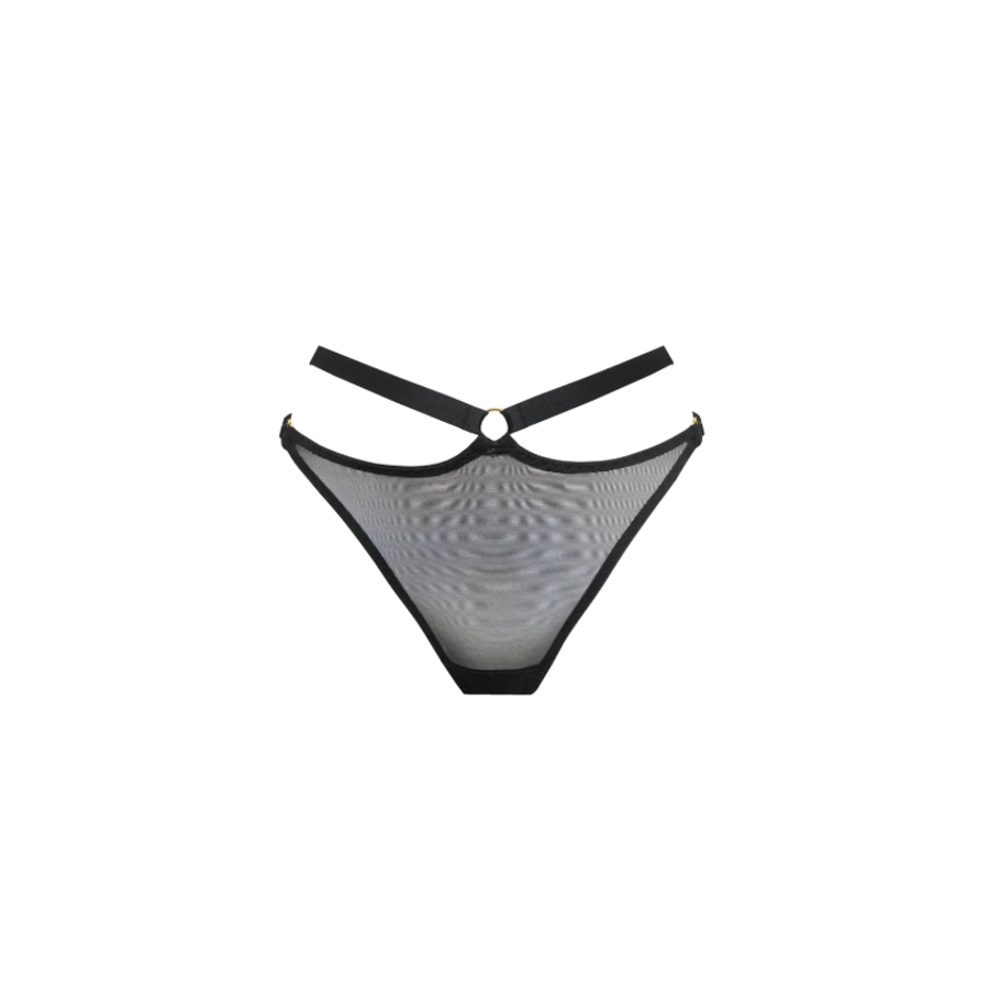 Signature Mesh Harness Thong