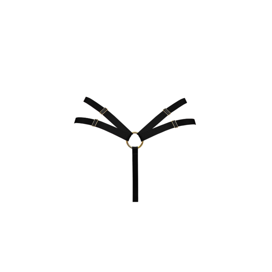 Signature Mesh Harness Thong