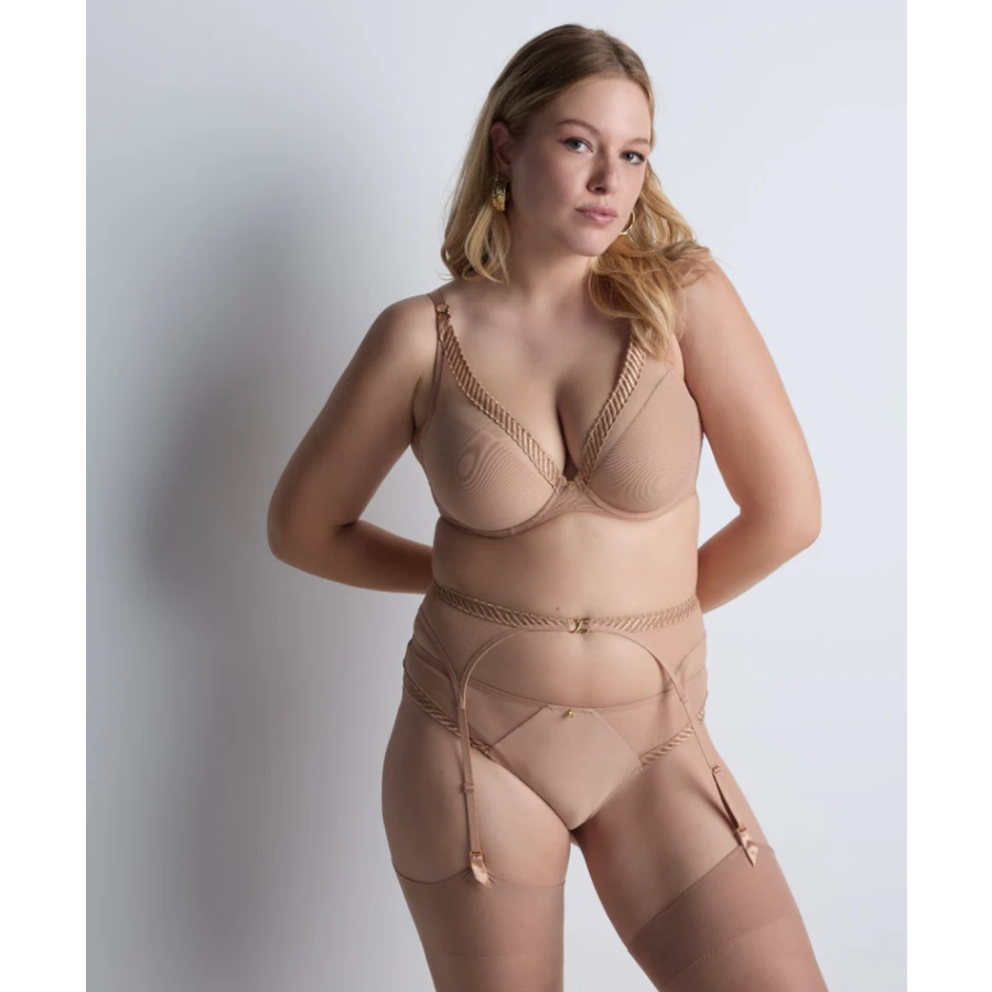 Sheer Emotion Suspender Belt