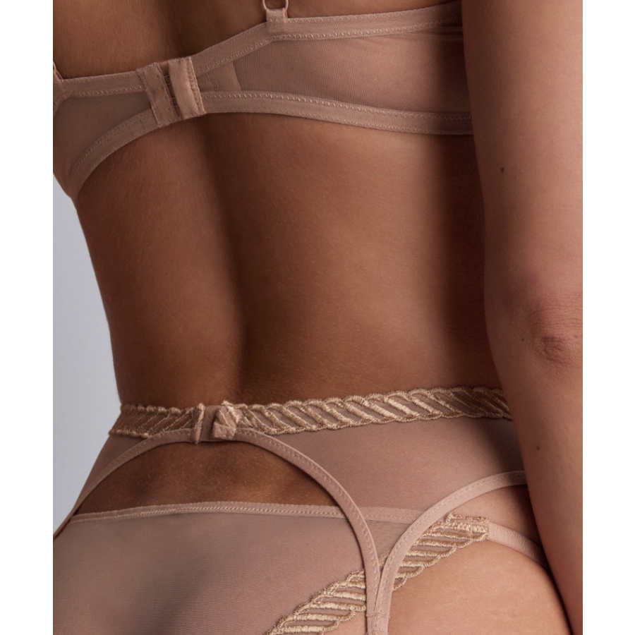 Sheer Emotion Suspender Belt