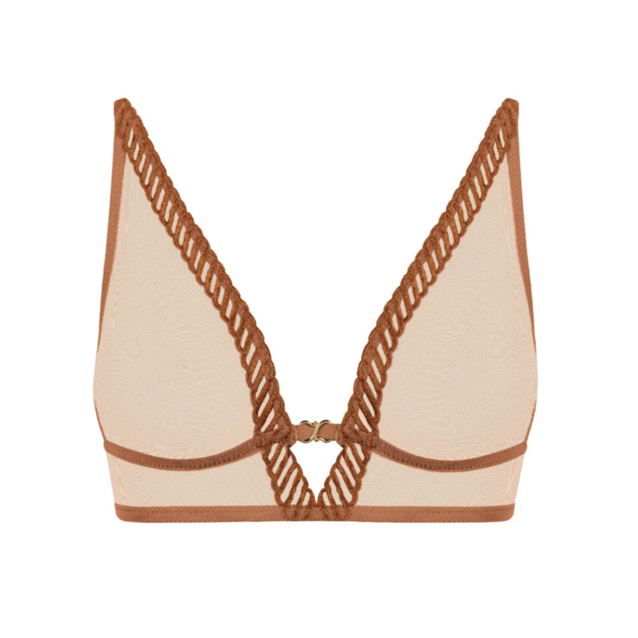 Sheer Emotion Triangle Bralette