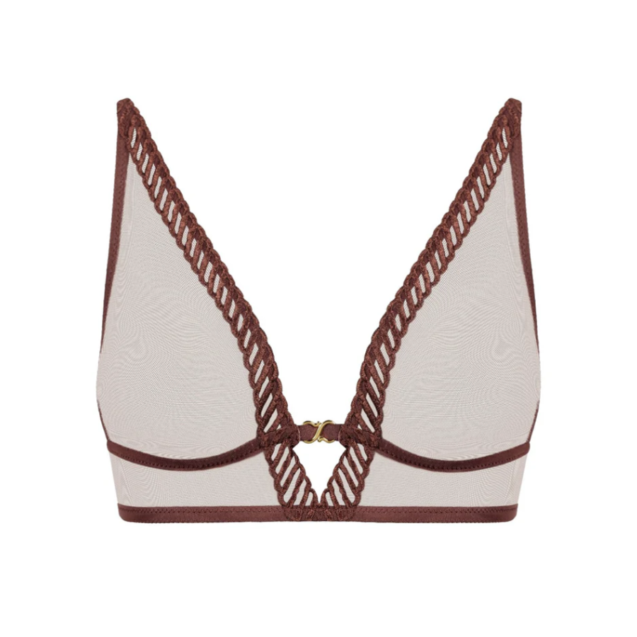 Sheer Emotion Triangle Bralette